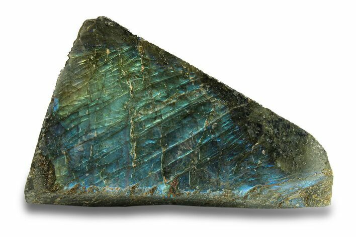 Single Side Polished Labradorite Slab - Madagascar #278219